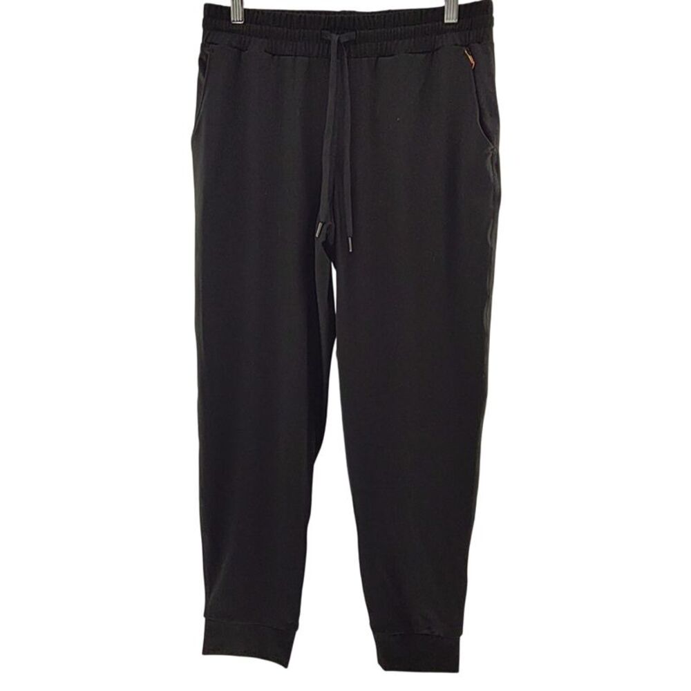 Quince Flowknit Mid-Rise Joggers Black Pants S